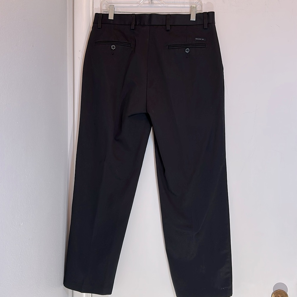 Dockers Flat Front Black Dress Pants 34x29 - Picture 7 of 10